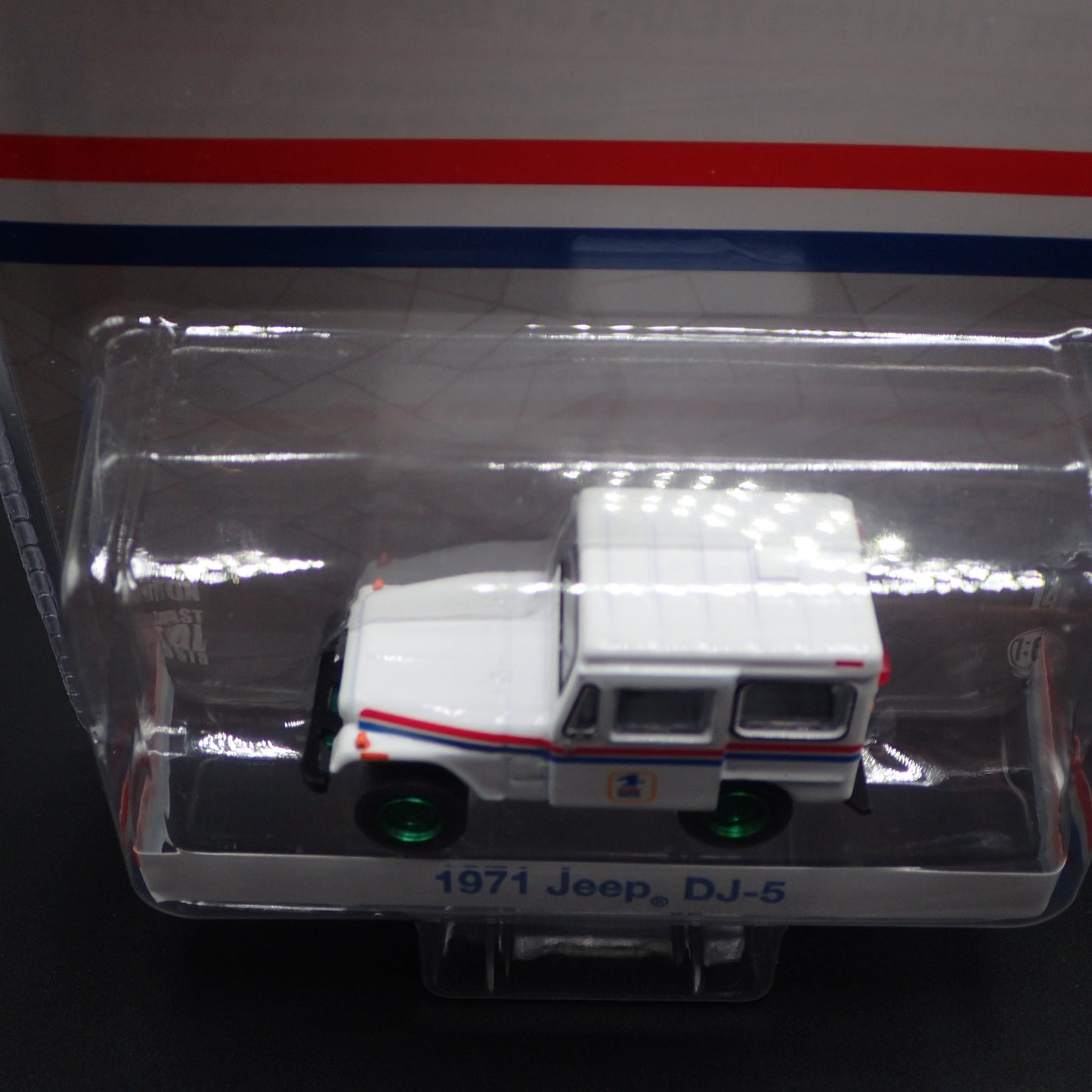 2024 GREENLIGHT GREEN MACHINE 1971 JEEP DJ-5 USPS POSTAL HOBBY EXCLUSIVE CHASE