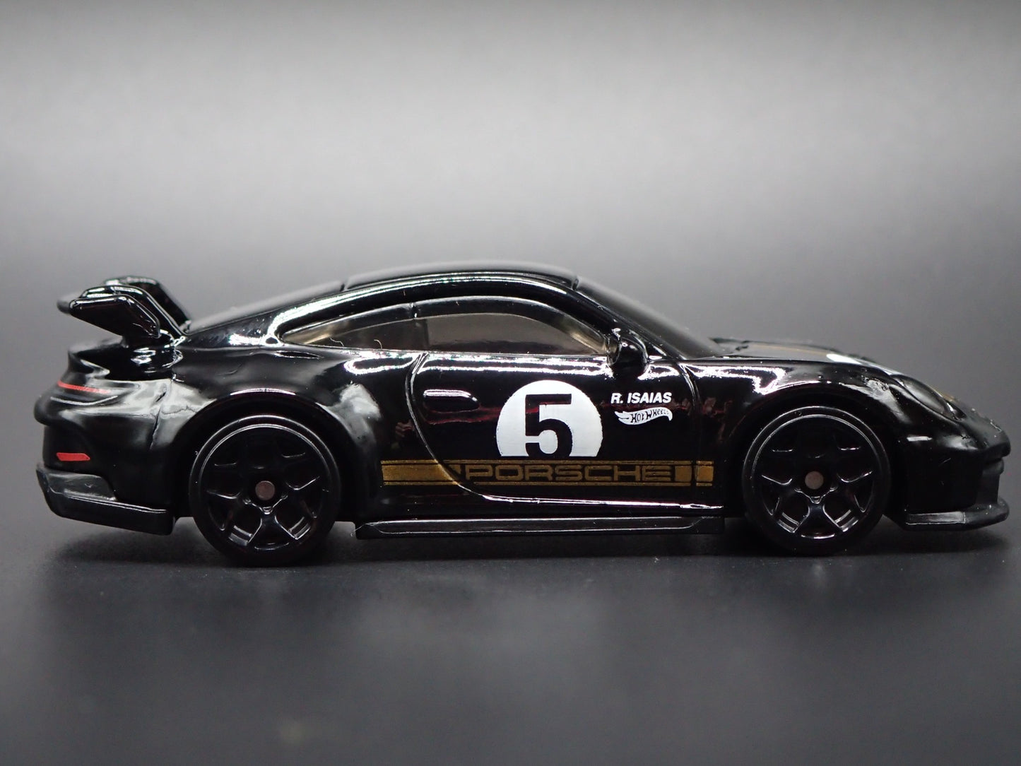 2018-2025 PORSCHE 911 GT3 992 BLACK 1:64 SCALE DIORAMA DIECAST MODEL CAR