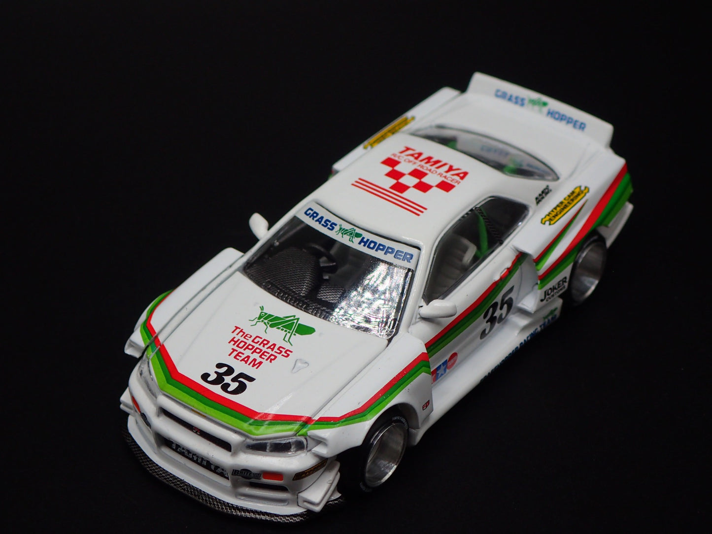 1999-2002 NISSAN SKYLINE GTR R34 KAIDO GRASSHOPPER 1:64 SCALE DIECAST MODEL CAR