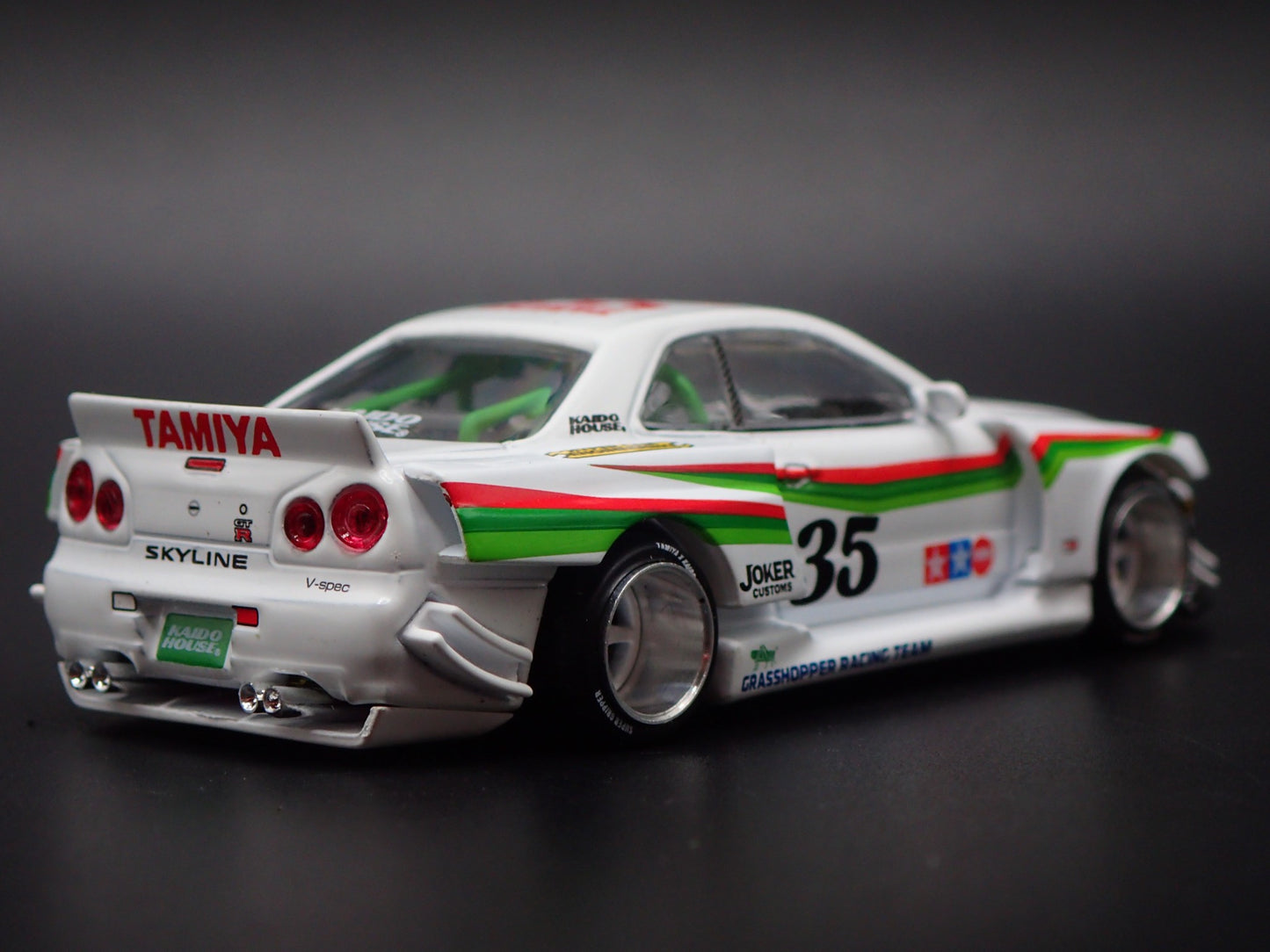 1999-2002 NISSAN SKYLINE GTR R34 KAIDO GRASSHOPPER 1:64 SCALE DIECAST MODEL CAR