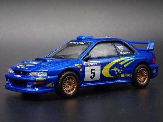 SUBARU IMPREZA WRC99 #5 RALLY 1:64 SCALE COLLECTIBLE DIORAMA DIECAST MODEL CAR