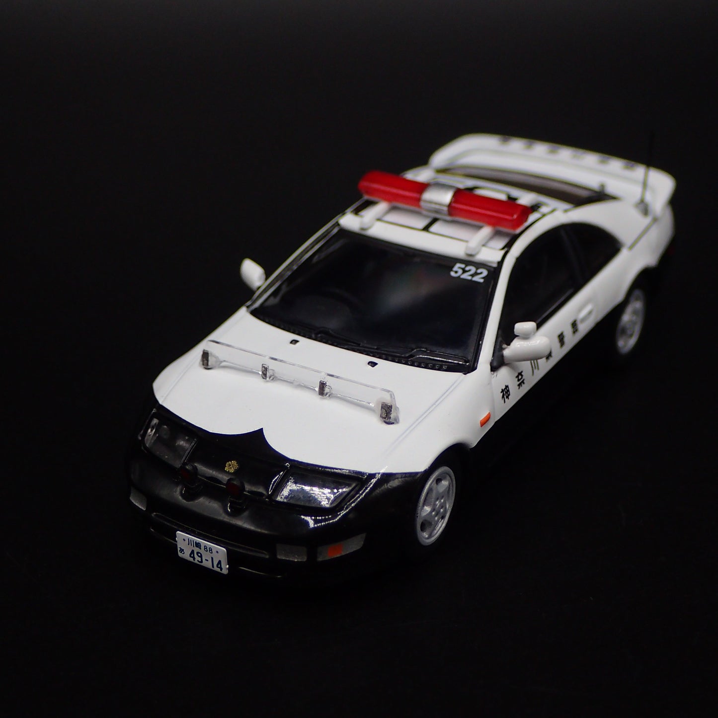 1989-2000 NISSAN FAIRLADY 300ZX Z32 JAPANESE POLICE 1:64 SCALE DIECAST MODEL CAR