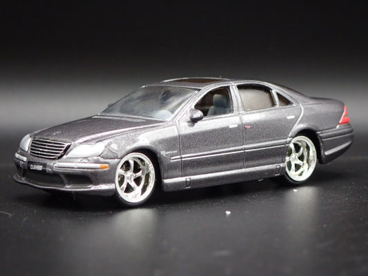 2001-2011 MERCEDES-BENZ S55 AMG GRAY RARE 1:64 SCALE DIORAMA DIECAST MODEL CAR