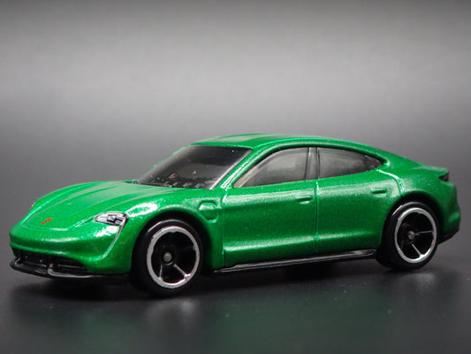 2019-2025 PORSCHE TAYCAN TURBO S GREEN 1:64 SCALE COLLECTIBLE DIECAST MODEL CAR