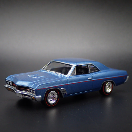 1967 67 BUICK GS 340 BLUE RARE 1:64 SCALE COLLECTIBLE DIORAMA DIECAST MODEL CAR