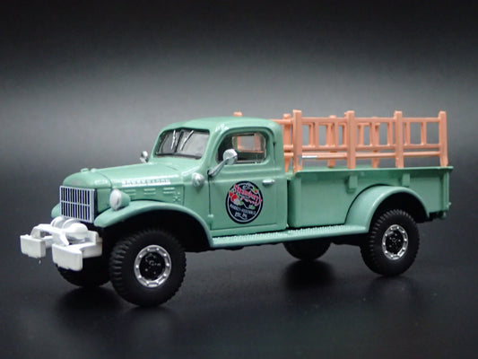1945-1950 DODGE POWER WAGON PICKUP TRUCK GREEN 1:64 SCALE DIECAST MODEL CAR