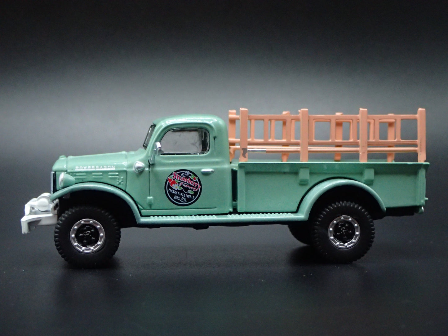 1945-1950 DODGE POWER WAGON PICKUP TRUCK GREEN 1:64 SCALE DIECAST MODEL CAR