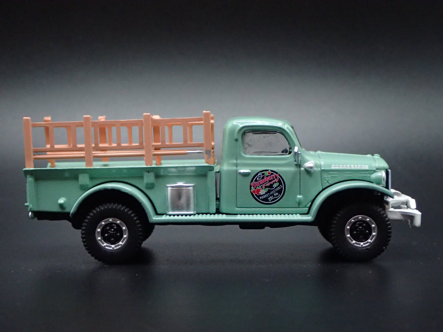 1945-1950 DODGE POWER WAGON PICKUP TRUCK GREEN 1:64 SCALE DIECAST MODEL CAR