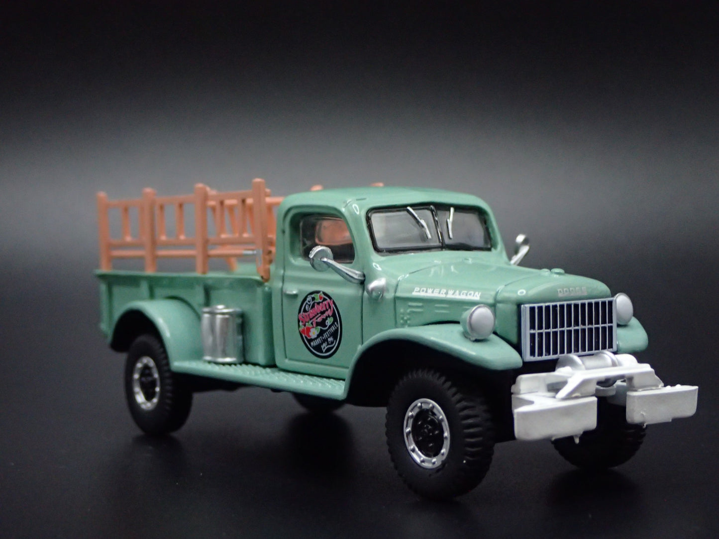 1945-1950 DODGE POWER WAGON PICKUP TRUCK GREEN 1:64 SCALE DIECAST MODEL CAR