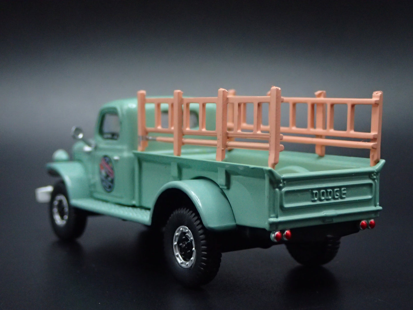 1945-1950 DODGE POWER WAGON PICKUP TRUCK GREEN 1:64 SCALE DIECAST MODEL CAR
