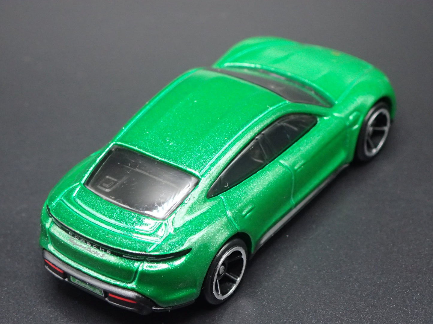 2019-2025 PORSCHE TAYCAN TURBO S GREEN 1:64 SCALE COLLECTIBLE DIECAST MODEL CAR