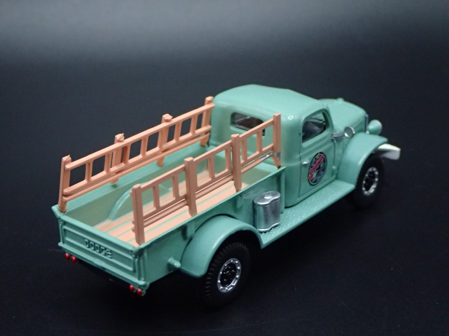 1945-1950 DODGE POWER WAGON PICKUP TRUCK GREEN 1:64 SCALE DIECAST MODEL CAR