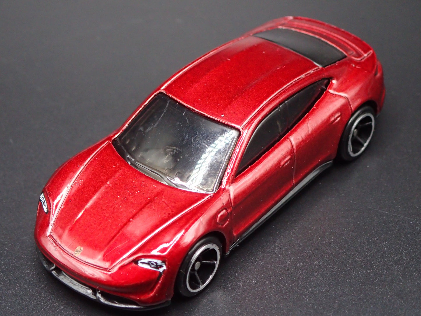 2019-2025 PORSCHE TAYCAN TURBO S RED 1:64 SCALE COLLECTIBLE DIECAST MODEL CAR