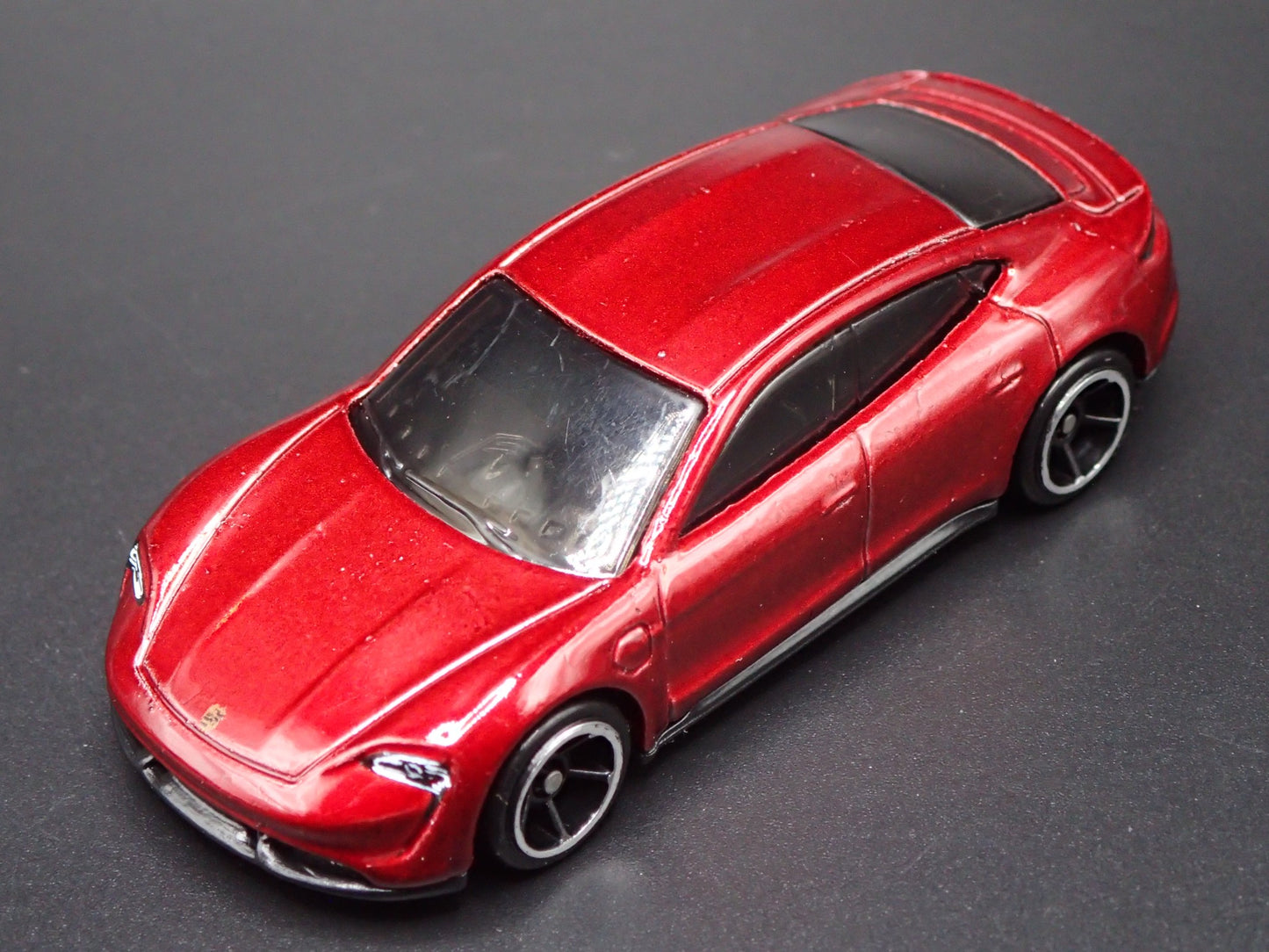 2019-2025 PORSCHE TAYCAN TURBO S RED 1:64 SCALE COLLECTIBLE DIECAST MODEL CAR