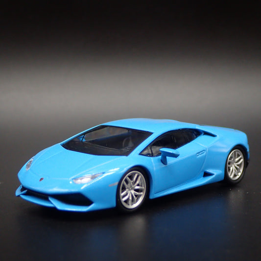 2014-2019 LAMBORGHINI HURACAN COUPE SUPER CAR BLUE 1:64 SCALE DIECAST MODEL CAR