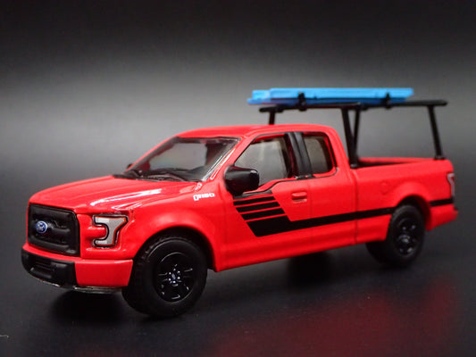 2015-2020 FORD F150 PICKUP TRUCK RED 1:64 SCALE COLLECTIBLE DIECAST MODEL CAR