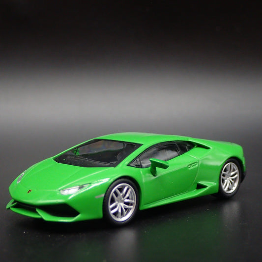 2014-2019 LAMBORGHINI HURACAN COUPE SUPER CAR GREEN 1:64 SCALE DIECAST MODEL CAR
