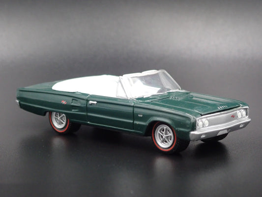 1967 DODGE CORONET R/T HEMI CONVERTIBLE RARE 1/64 SCALE DIECAST MODEL CAR-Burning Rubber Toy Company