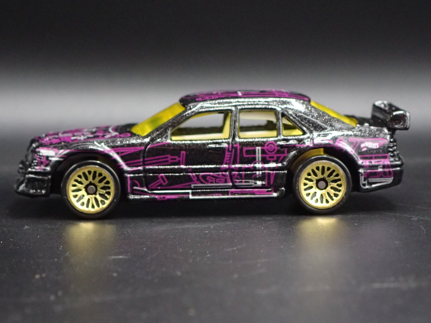 1993-1999 MERCEDES-BENZ C CLASS BLACK 1:64 SCALE COLLECTIBLE DIECAST MODEL CAR