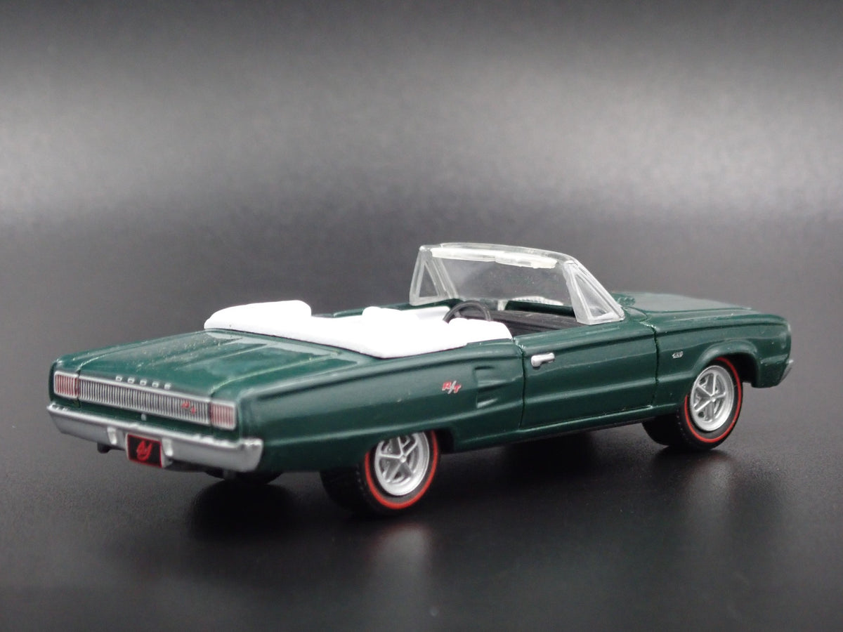 1967 DODGE CORONET R/T HEMI CONVERTIBLE RARE 1/64 SCALE DIECAST MODEL CAR-Burning Rubber Toy Company