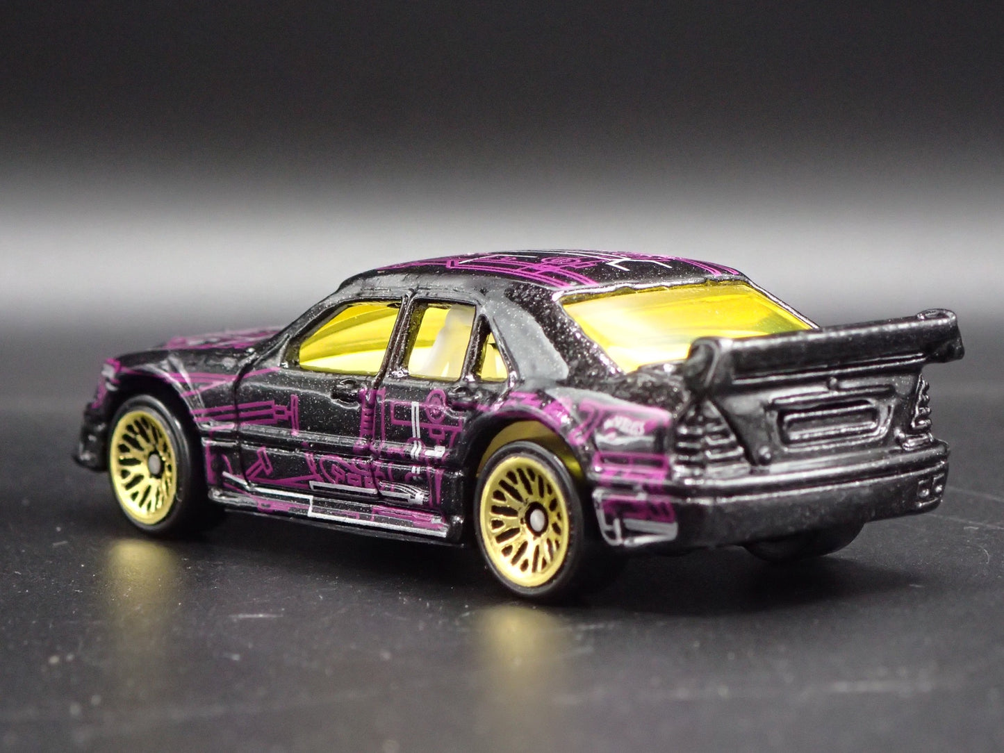 1993-1999 MERCEDES-BENZ C CLASS BLACK 1:64 SCALE COLLECTIBLE DIECAST MODEL CAR