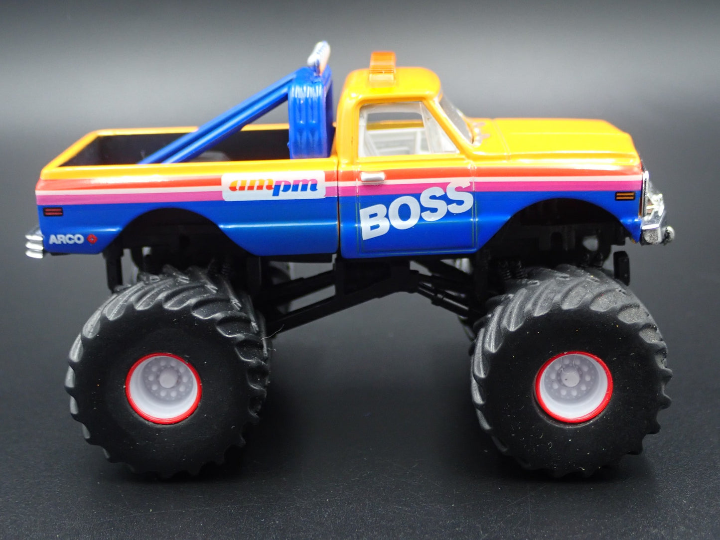 1972 CHEVY CHEVROLET K10 MONSTER TRUCK AM/PM BOSS 1:64 SCALE DIECAST MODEL CAR