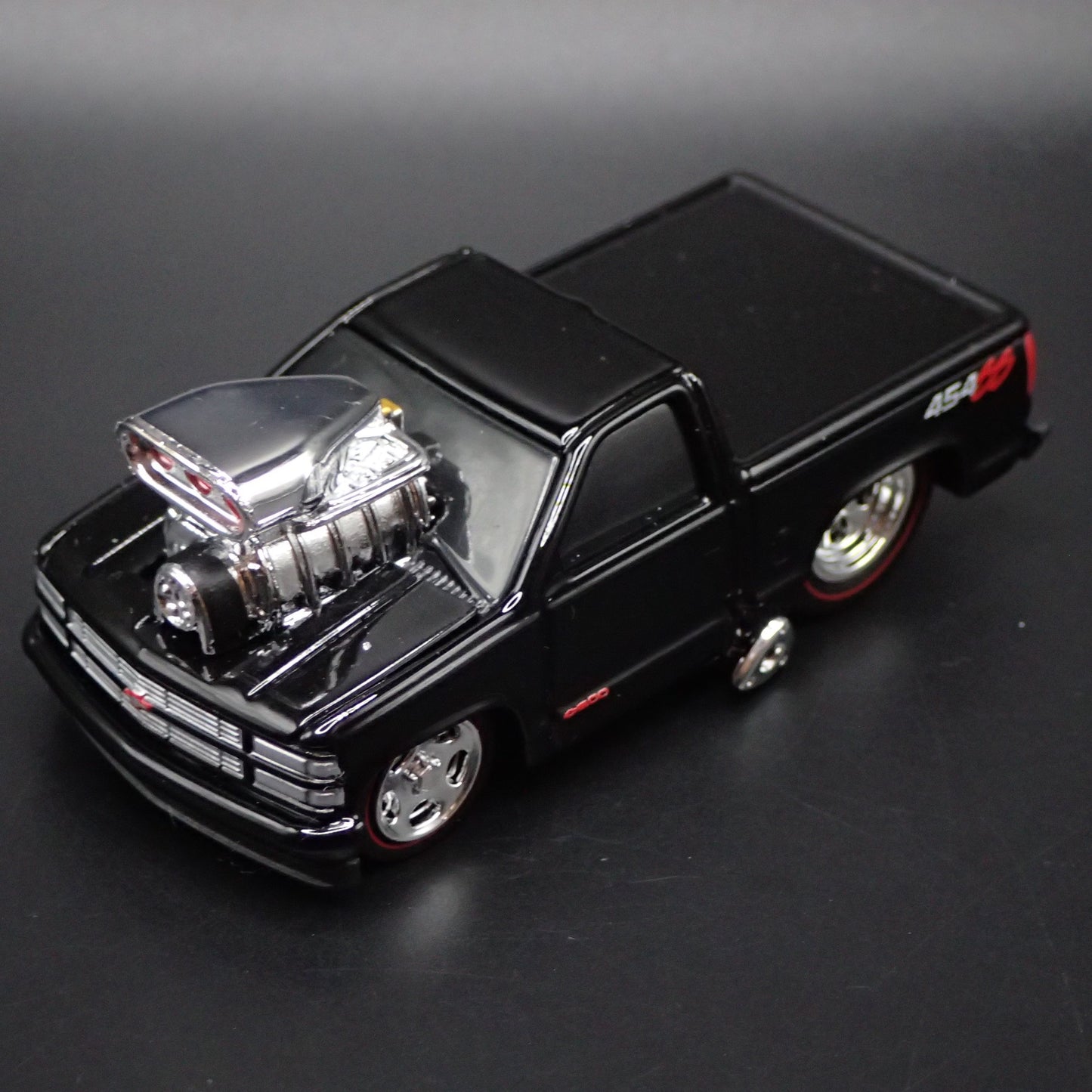 1993 93 CHEVY CHEVROLET SS 454 PICKUP TRUCK OBS BLK 1:64 SCALE DIECAST MODEL CAR