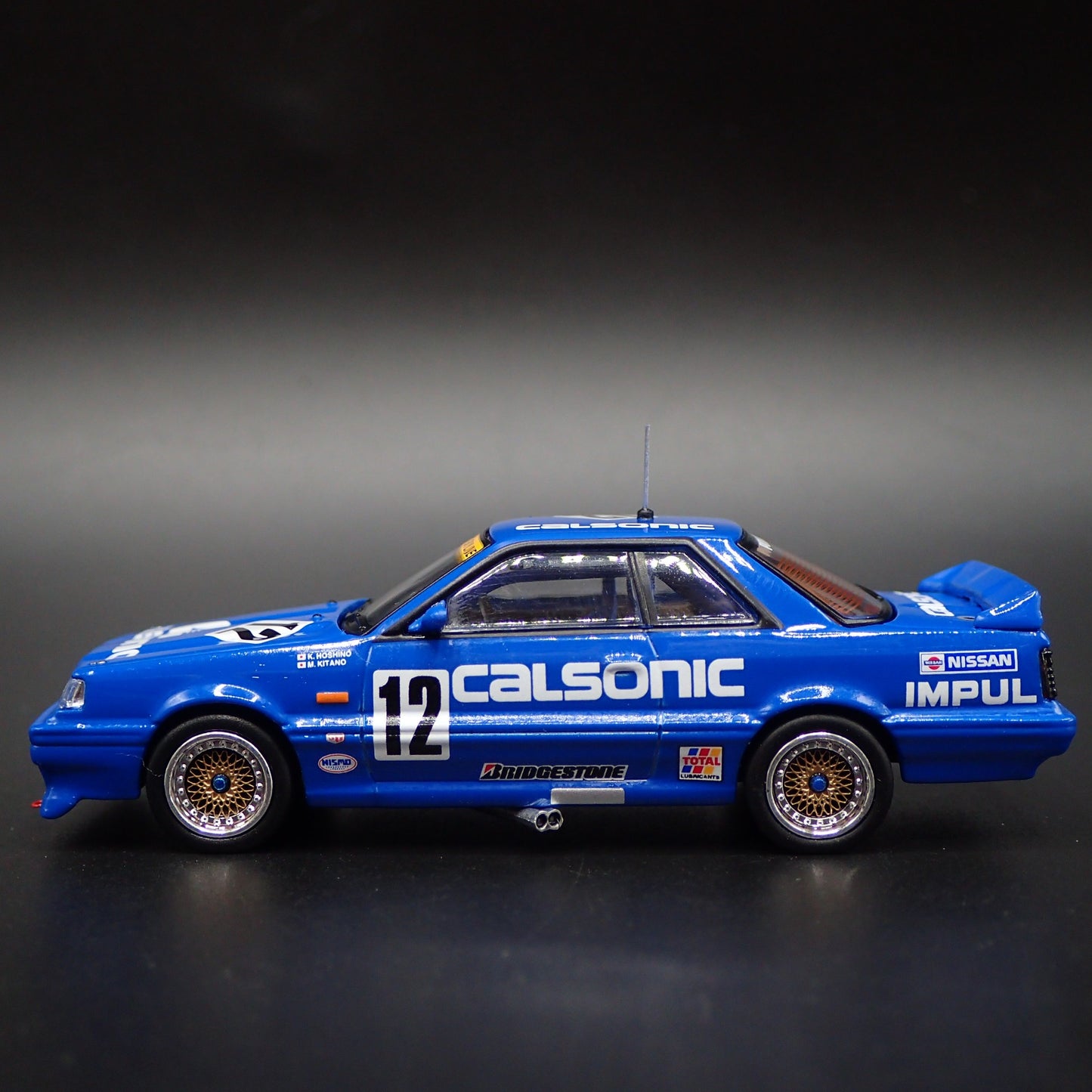 1985-1989 NISSAN SKYLINE GTS-R R31 #12 CALSONIC JDM 1:64 SCALE DIECAST MODEL CAR