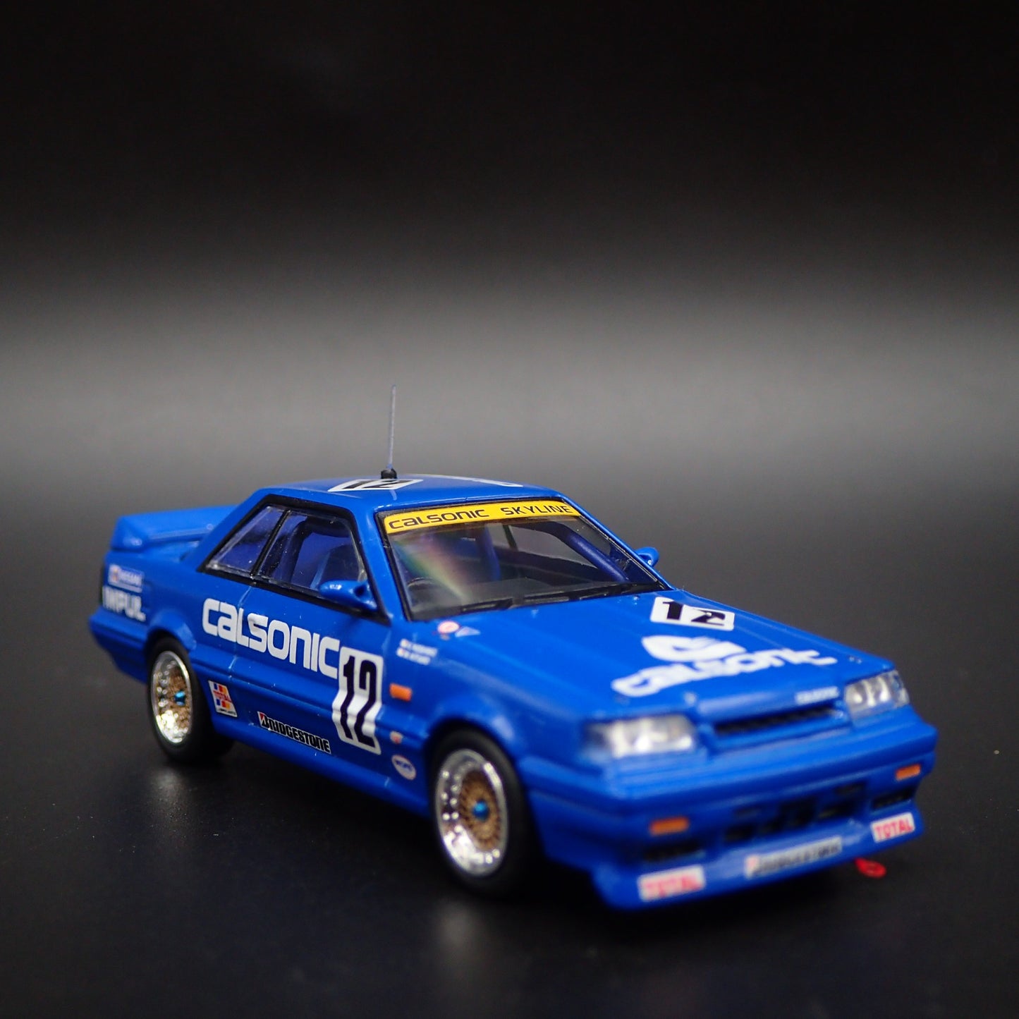 1985-1989 NISSAN SKYLINE GTS-R R31 #12 CALSONIC JDM 1:64 SCALE DIECAST MODEL CAR