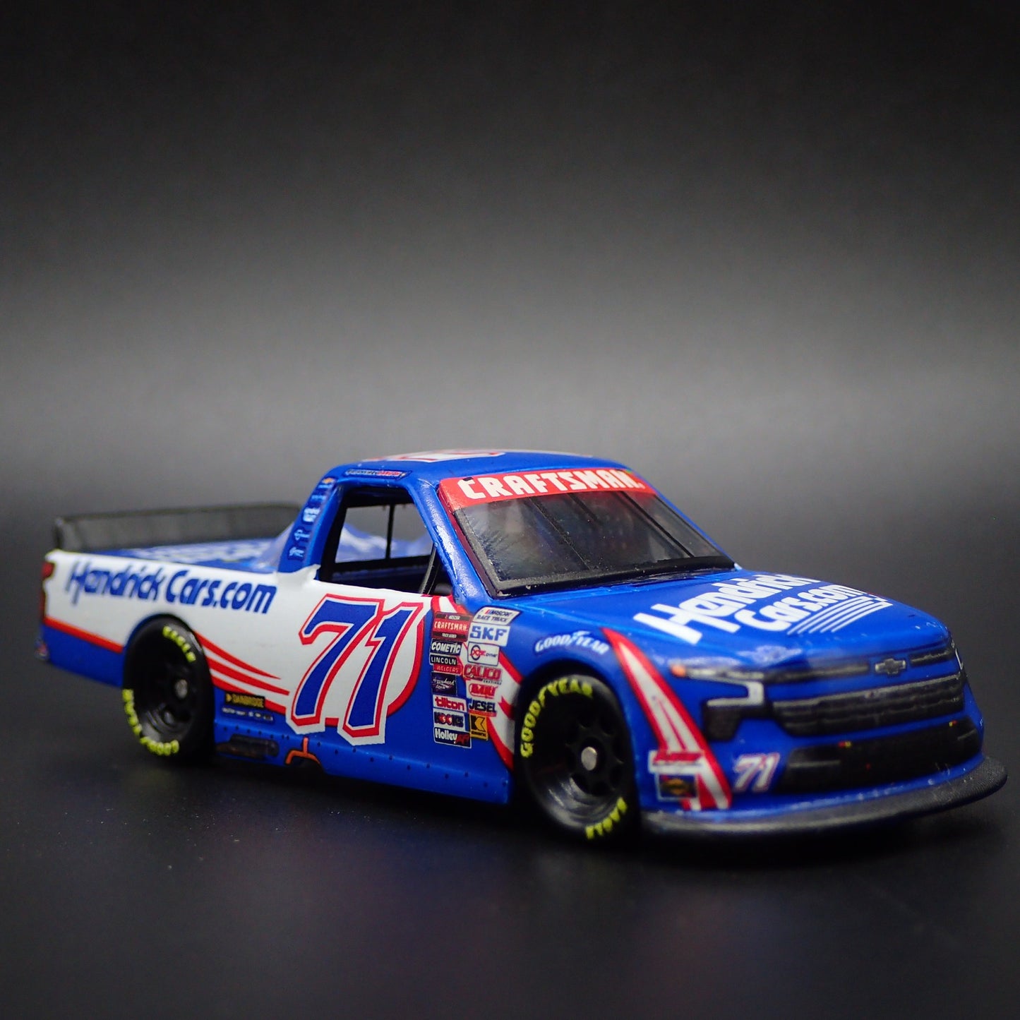 2024 CHEVY SILVERADO 71 RAJAH CARUTH HENDRICK CARS NASCAR TRUCK 1:64 DIECAST CAR