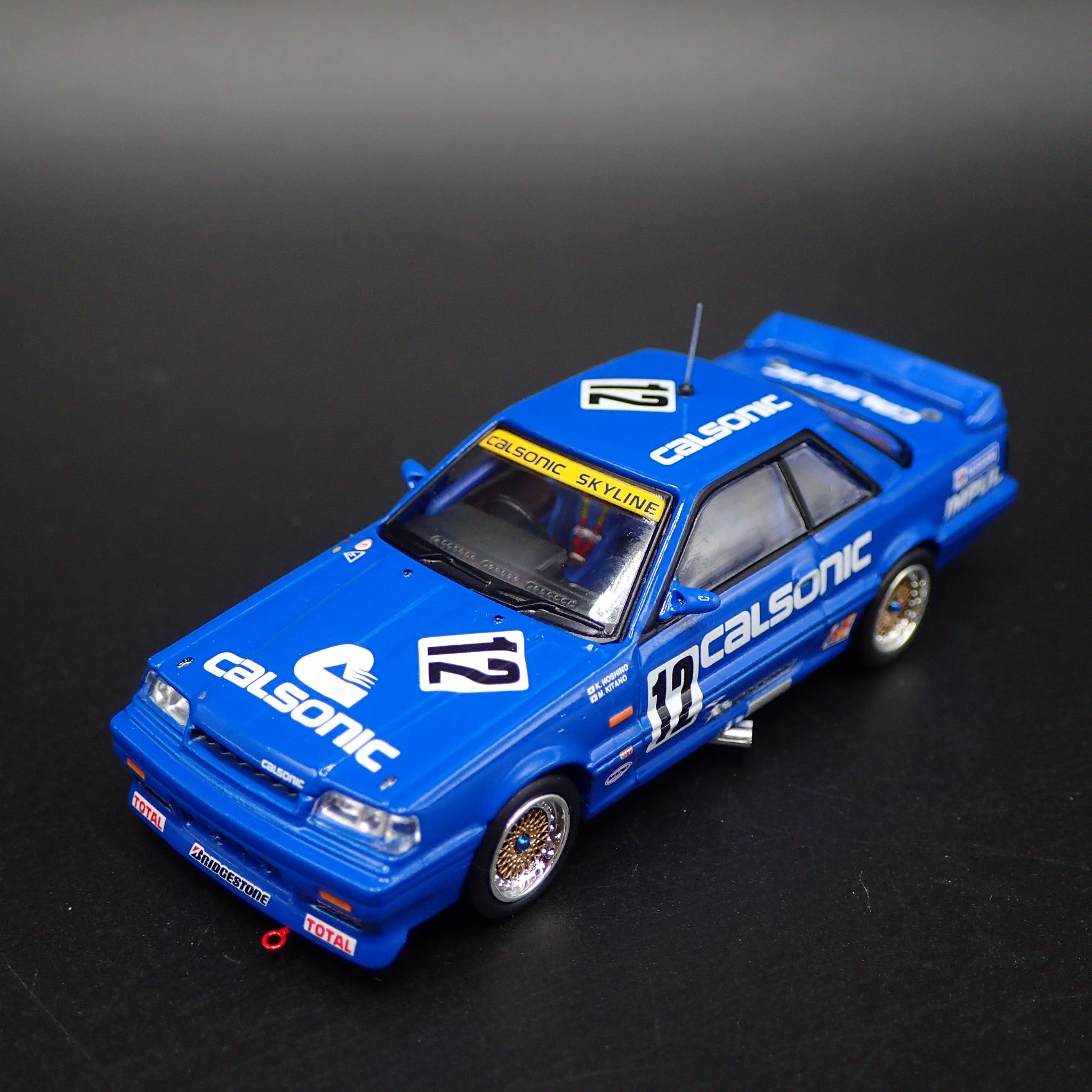 1985-1989 NISSAN SKYLINE GTS-R R31 #12 CALSONIC JDM 1:64 SCALE