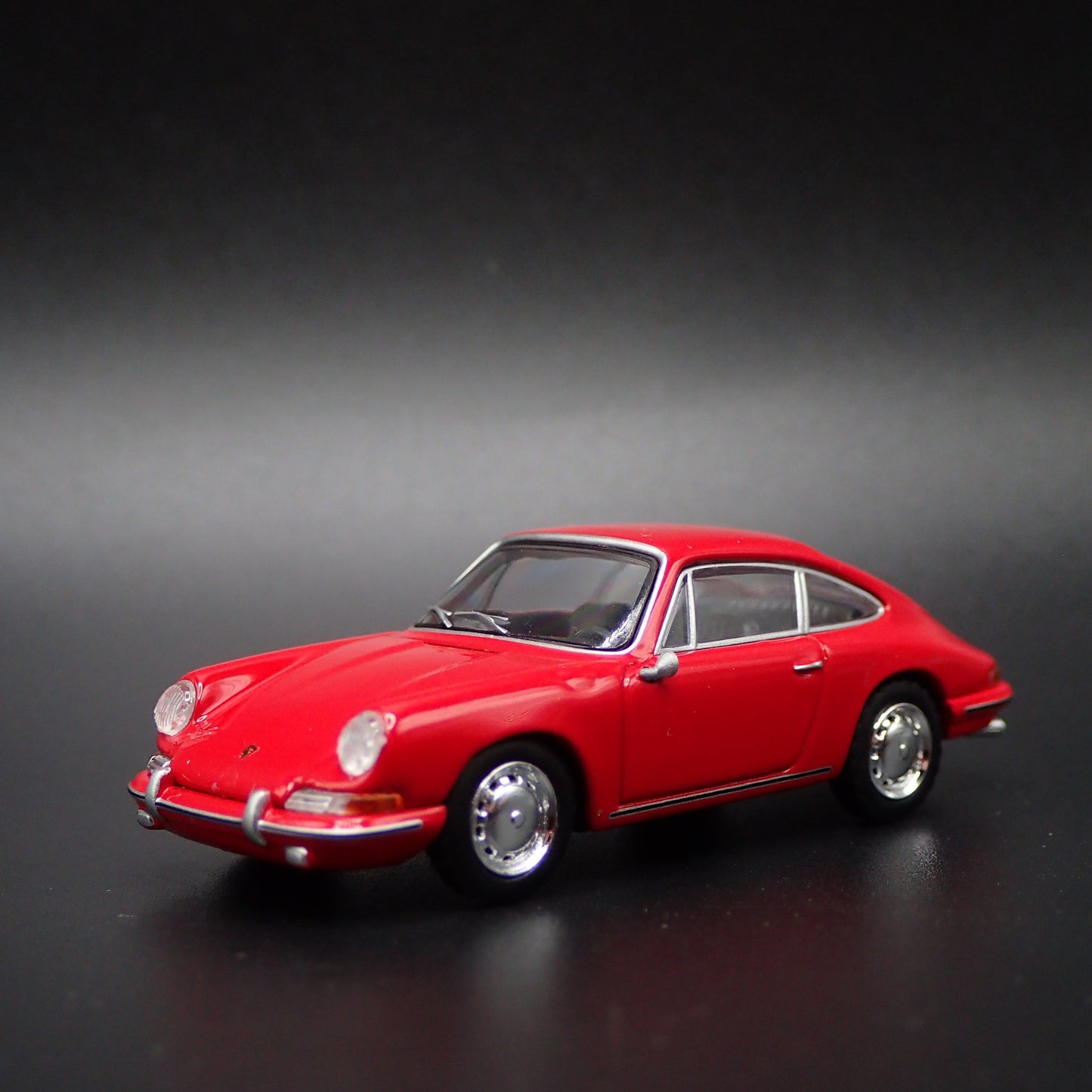 1963-1964 PORSCHE 901 911 RED 1:64 SCALE COLLECTIBLE DIORAMA DIECAST MODEL CAR