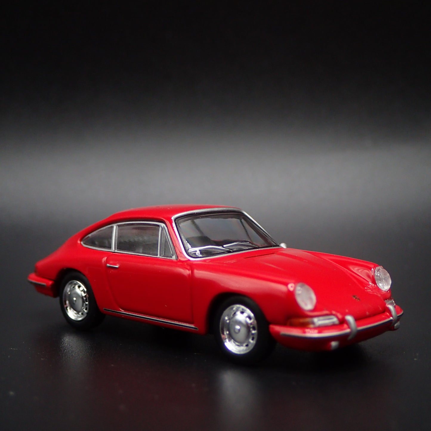 1963-1964 PORSCHE 901 911 RED 1:64 SCALE COLLECTIBLE DIORAMA DIECAST MODEL CAR