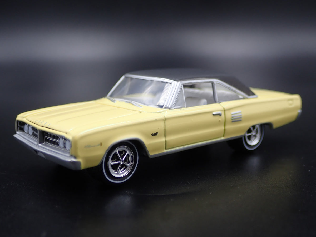 1966 DODGE HEMI CORONET RARE 1/64 SCALE COLLECTIBLE DIECAST MODEL CAR-Burning Rubber Toy Company