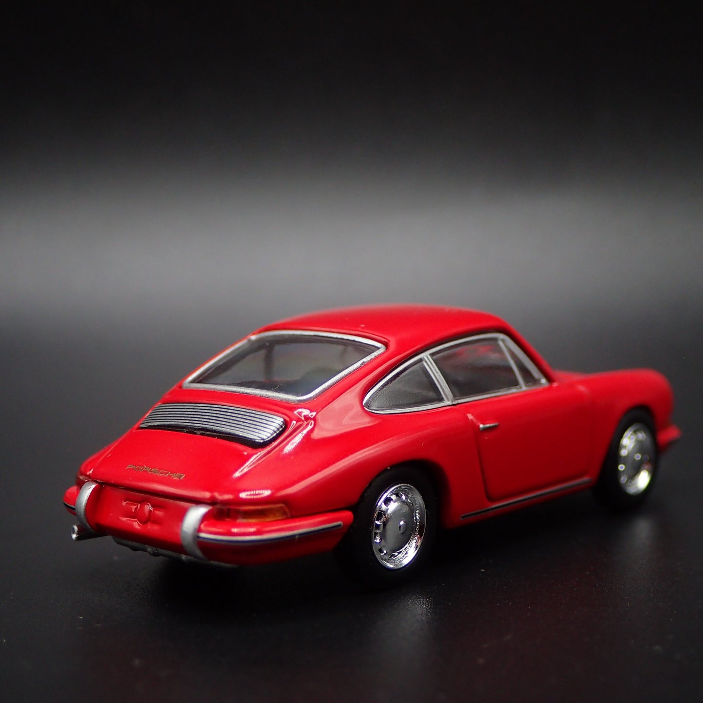 1963-1964 PORSCHE 901 911 RED 1:64 SCALE COLLECTIBLE DIORAMA DIECAST MODEL CAR