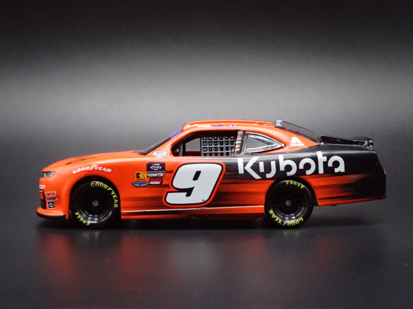 2025 25 CHEVY CAMARO #9 SHANE VAN GISBERGEN KUBOTA NASCAR 1:64 DIECAST MODEL CAR