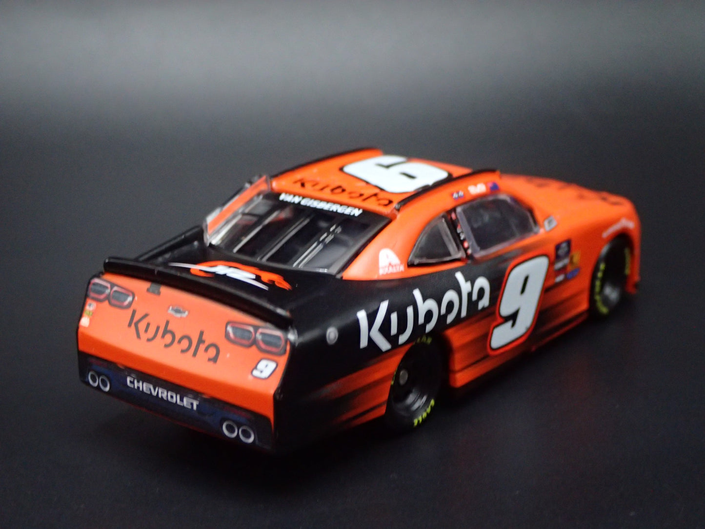 2025 25 CHEVY CAMARO #9 SHANE VAN GISBERGEN KUBOTA NASCAR 1:64 DIECAST MODEL CAR