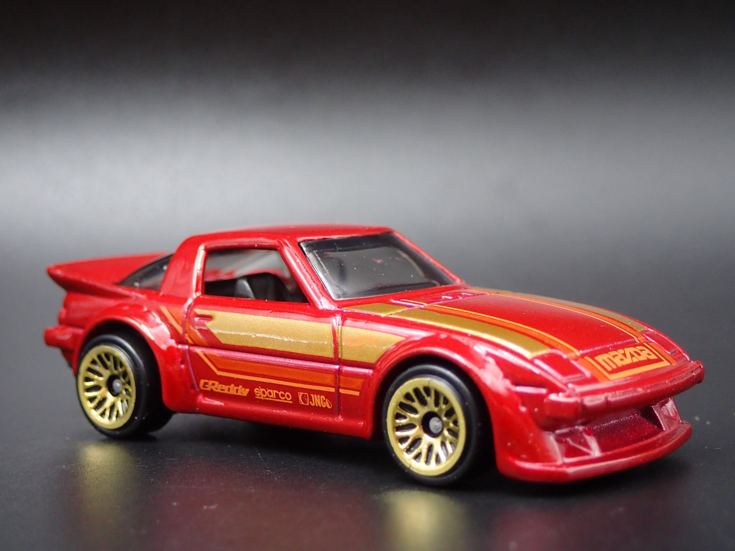 1978-1985 MAZDA RX7 JDM RED 1:64 SCALE COLLECTIBLE DIORAMA DIECAST MODEL CAR