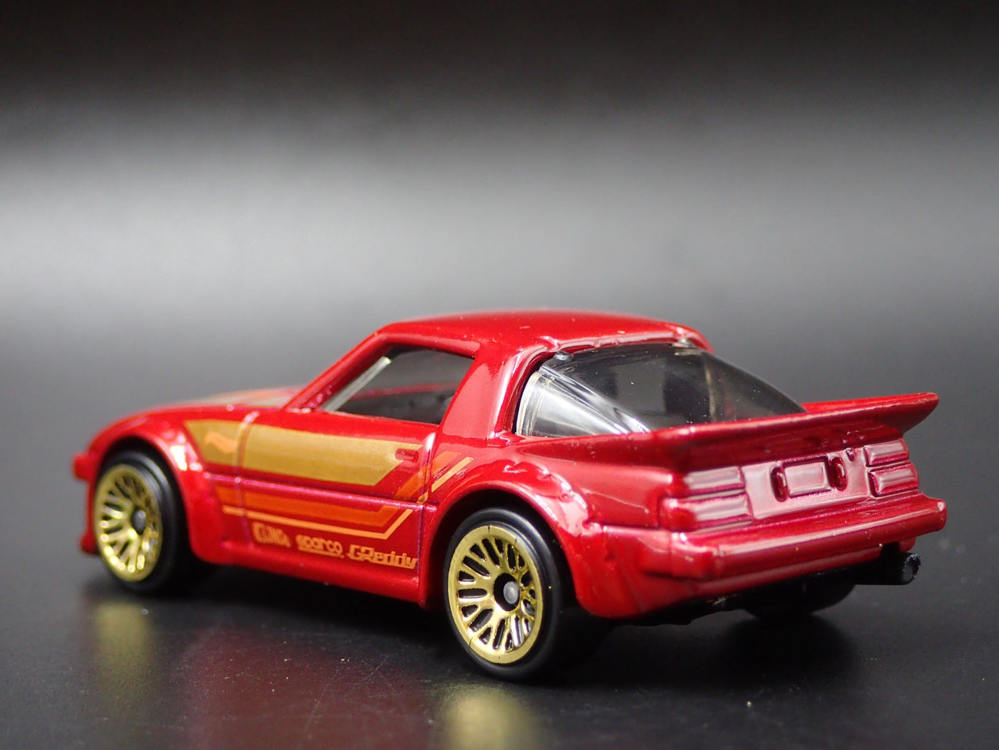 1978-1985 MAZDA RX7 JDM RED 1:64 SCALE COLLECTIBLE DIORAMA DIECAST MODEL CAR