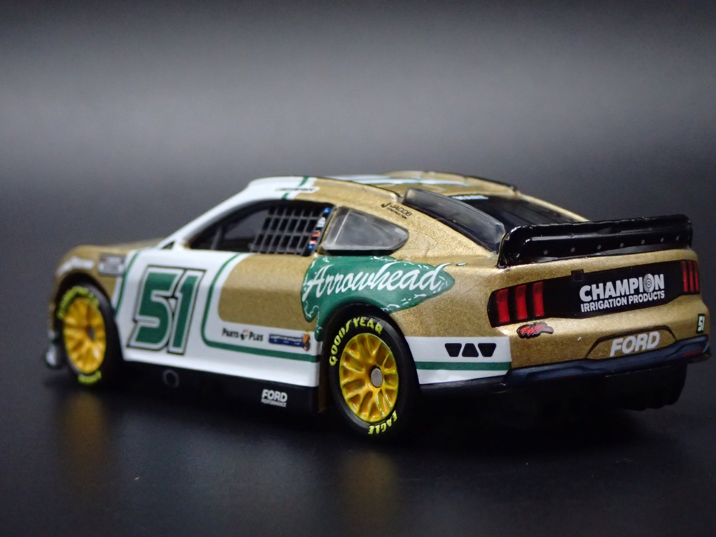 2025 25 FORD MUSTANG #51 CODY WARE ARROWHEAD BRASS NASCAR 1:64 DIECAST MODEL CAR