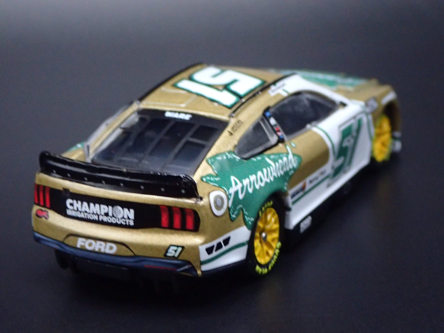 2025 25 FORD MUSTANG #51 CODY WARE ARROWHEAD BRASS NASCAR 1:64 DIECAST MODEL CAR