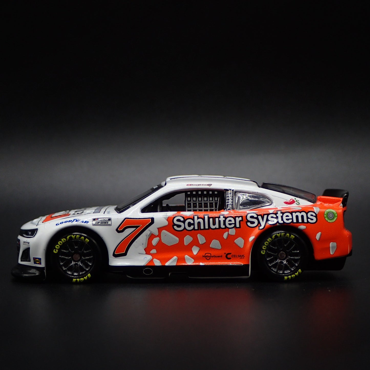 2024 24 CHEVY CAMARO ZL1 #7 COREY LAJOIE SCHLUTER NASCAR 1:64 DIECAST MODEL CAR