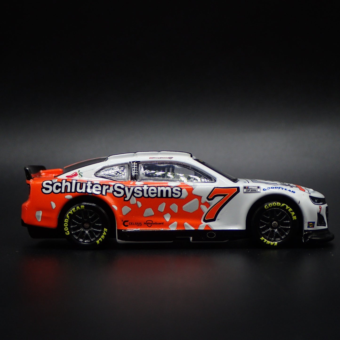 2024 24 CHEVY CAMARO ZL1 #7 COREY LAJOIE SCHLUTER NASCAR 1:64 DIECAST MODEL CAR
