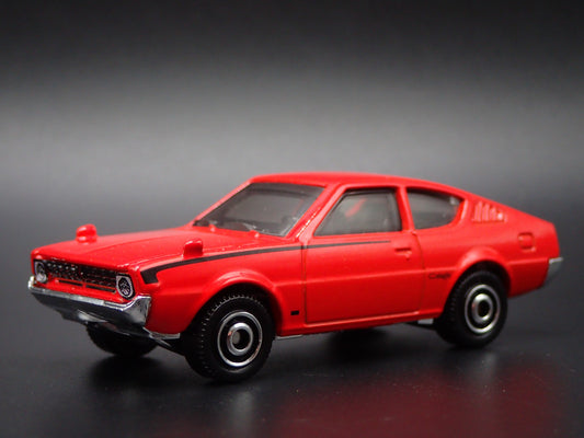 1975-1981 MITSUBISHI LANCER CELESTE RED 1:64 SCALE COLLECTIBLE DIECAST MODEL CAR