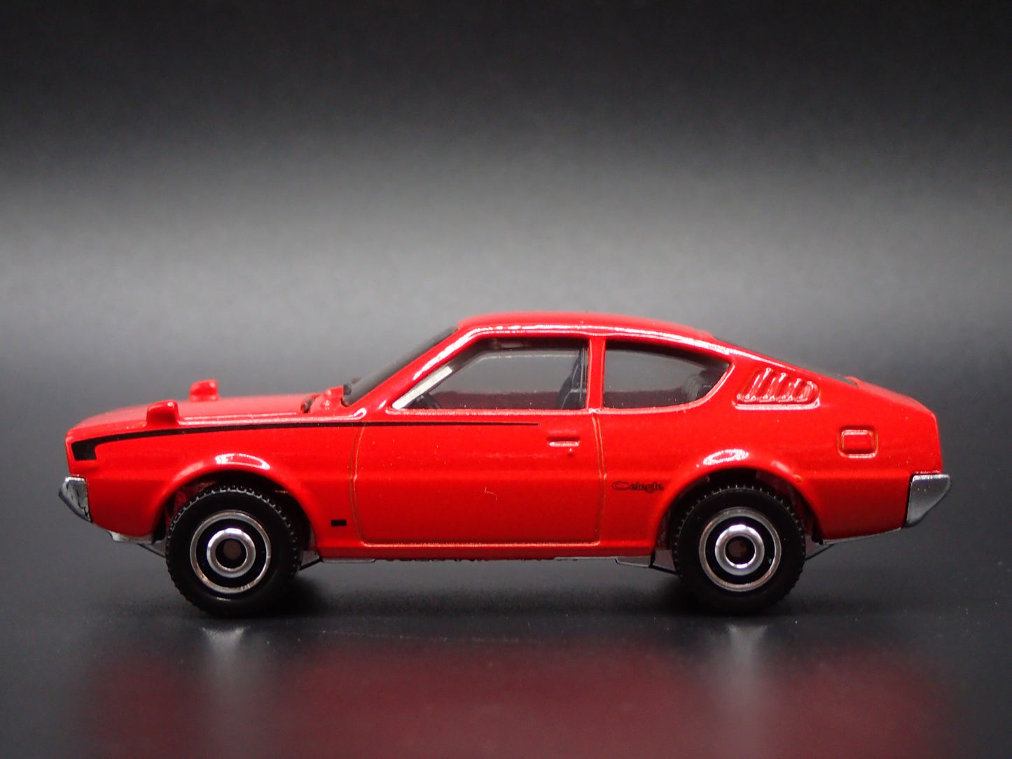 1975-1981 MITSUBISHI LANCER CELESTE RED 1:64 SCALE COLLECTIBLE DIECAST MODEL CAR