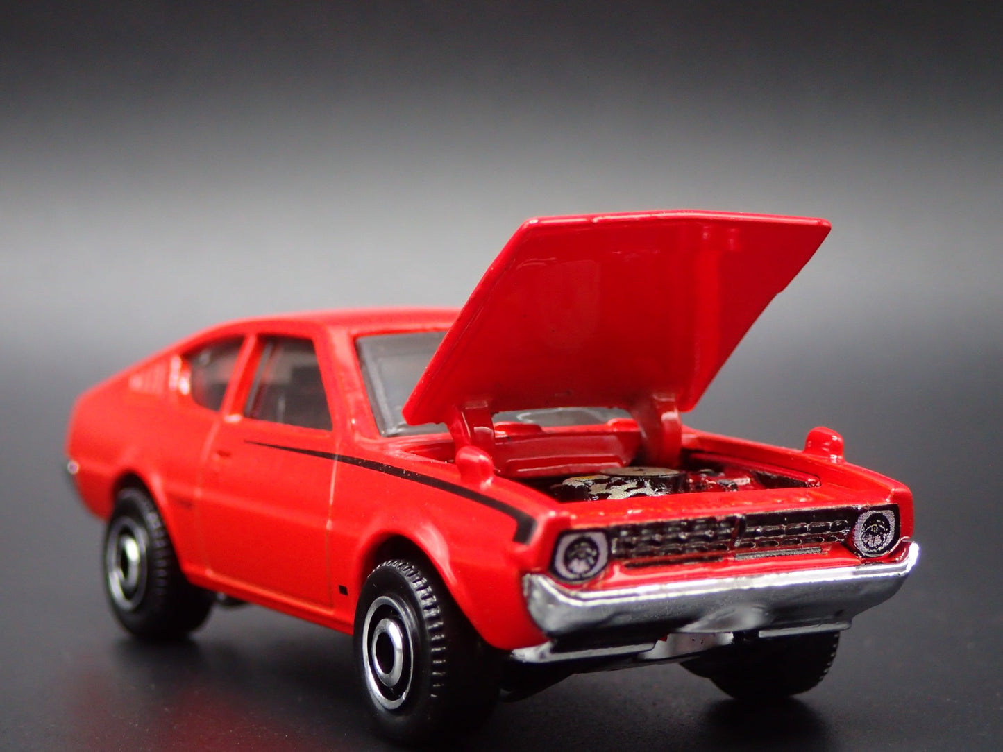 1975-1981 MITSUBISHI LANCER CELESTE RED 1:64 SCALE COLLECTIBLE DIECAST MODEL CAR