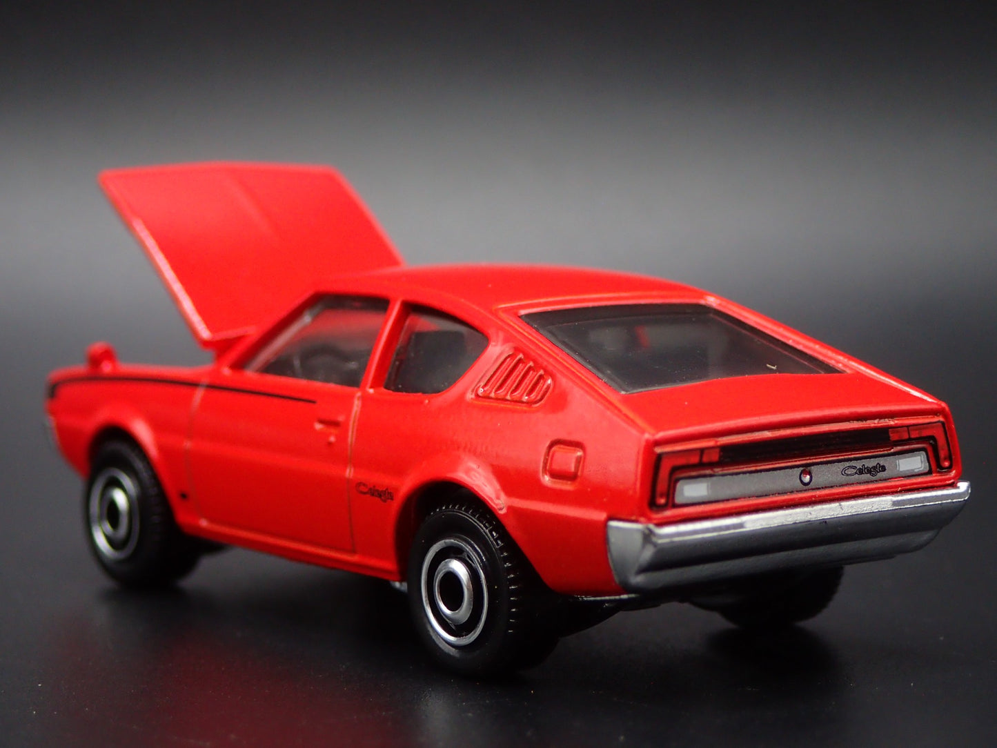 1975-1981 MITSUBISHI LANCER CELESTE RED 1:64 SCALE COLLECTIBLE DIECAST MODEL CAR