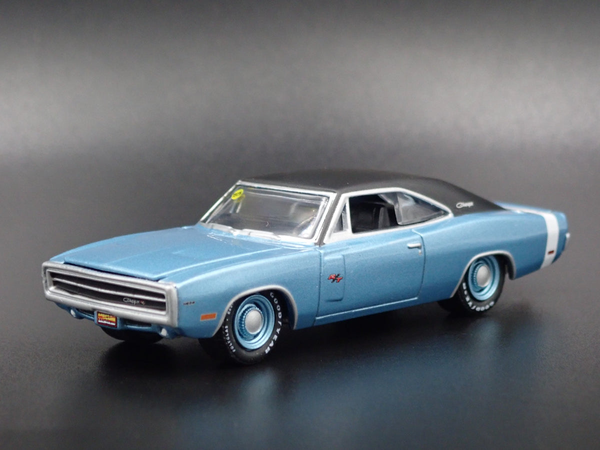 1970 DODGE CHARGER R/T HEMI RARE 1:64 SCALE LIMITED DIORAMA DIECAST MODEL CAR-Burning Rubber Toy Company