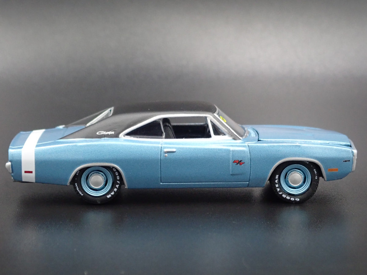 1970 DODGE CHARGER R/T HEMI RARE 1:64 SCALE LIMITED DIORAMA DIECAST MODEL CAR-Burning Rubber Toy Company