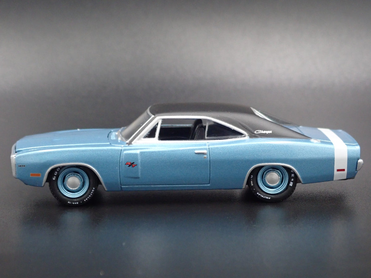 1970 DODGE CHARGER R/T HEMI RARE 1:64 SCALE LIMITED DIORAMA DIECAST MODEL CAR-Burning Rubber Toy Company